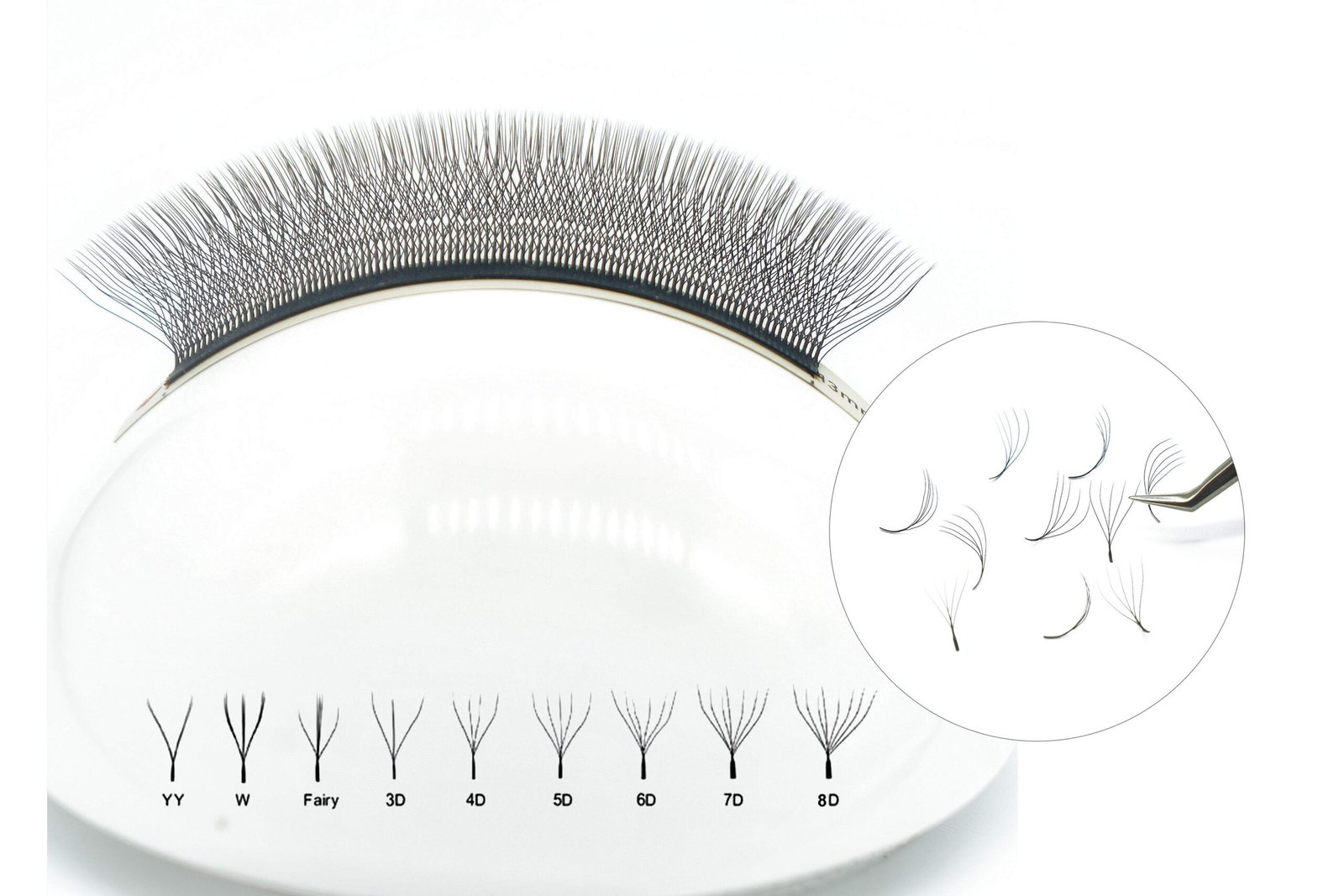 W Shape Lashes (W/YY Style)