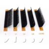 First quality deep matte black 0.03 L lash extensions fox eye set soft extension - 图片 4